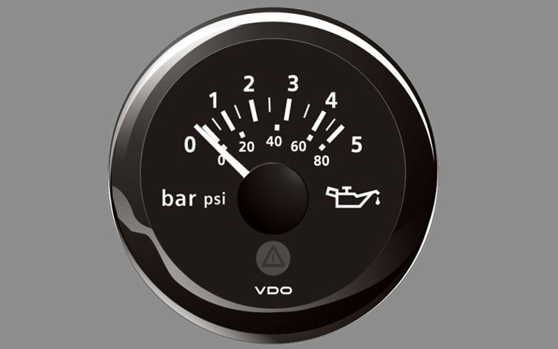 Marine Engine Oil Pressure Gauge 5Bar